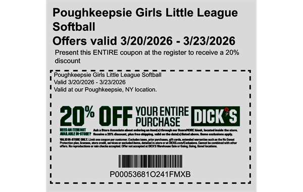 Dick's Sporting Goods Coupon 3/20 thru 3/23